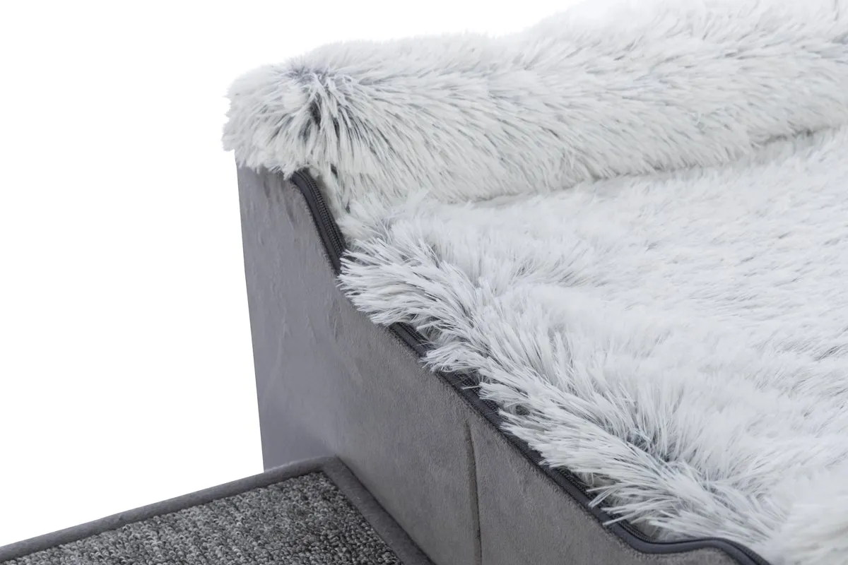 Trixie Hondenmand Huis Harvey Met Trap - 154x60x60cm - Grijs/Wit