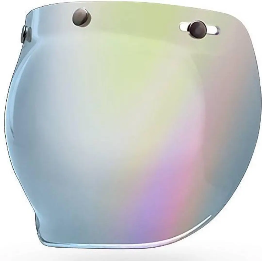 Bell Custom 500 3-Snap Bubble Vizier Iridium Zilver