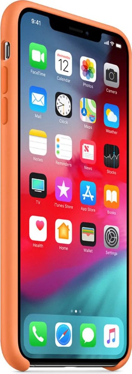Apple iPhone Xs Max Siliconen Hoesje - MVF72ZM/A - Oranje