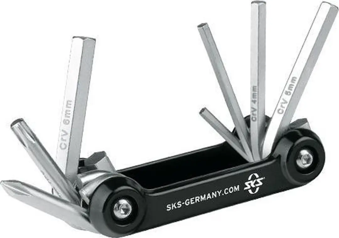 SKS Bandenlichters, Fietspomp & Multitool Set - Zwart - afbeelding 4 van 6