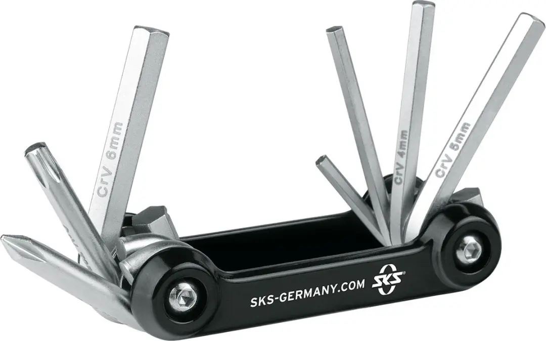 SKS Bandenlichters, Fietspomp & Multitool Set - Zwart - afbeelding 3 van 6