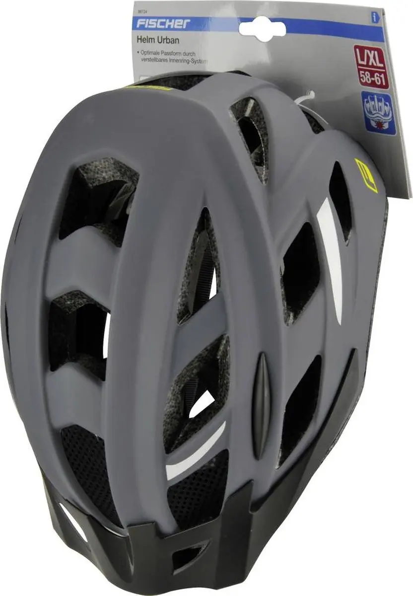 Fischer Urban Levin MTB fietshelm - Grijs/Zwart - afbeelding 4 van 4