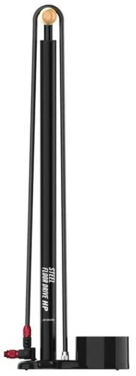 Lezyne ABS 1 PRO Fietspomp - Vloerpomp met Drukmeter - Max. druk 220 PSI - Met Handvat - Zwart - afbeelding 3 van 6