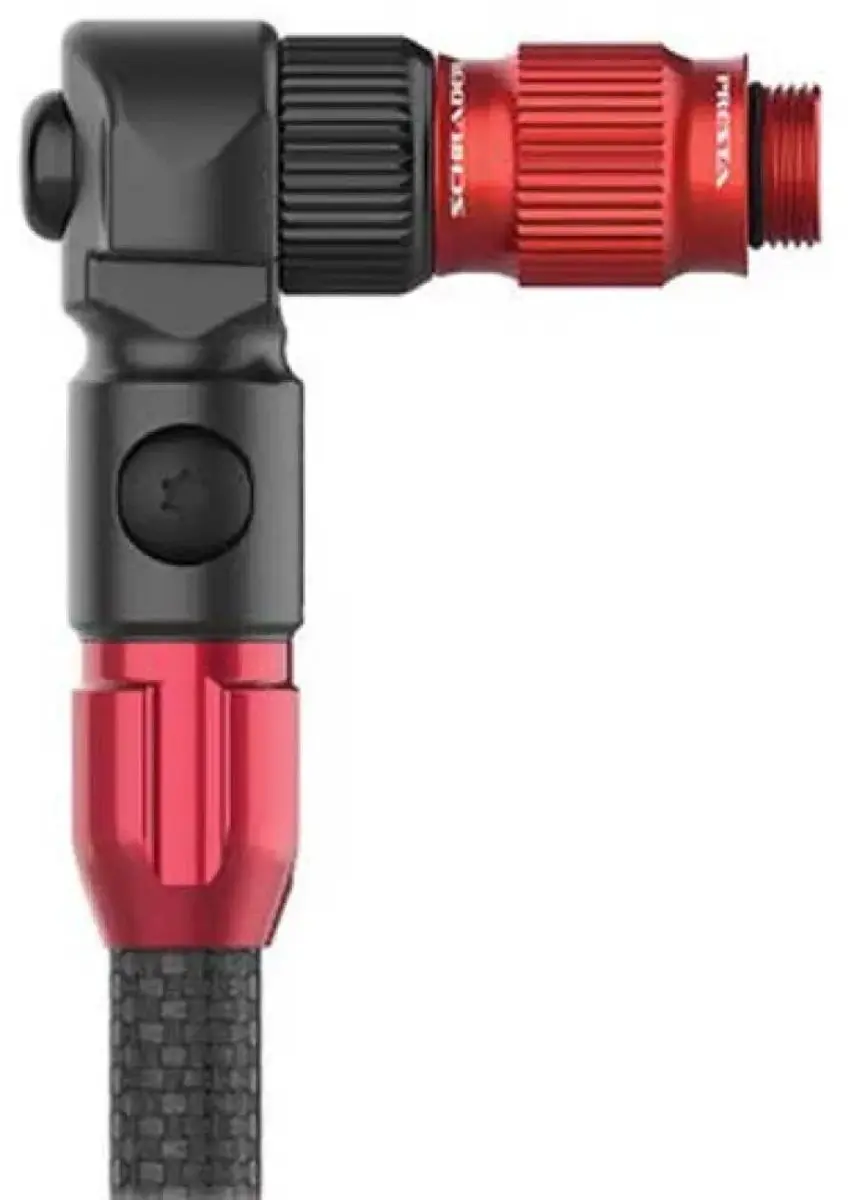 Lezyne ABS 1 PRO Fietspomp - Vloerpomp met Drukmeter - Max. druk 220 PSI - Met Handvat - Zwart - afbeelding 5 van 6