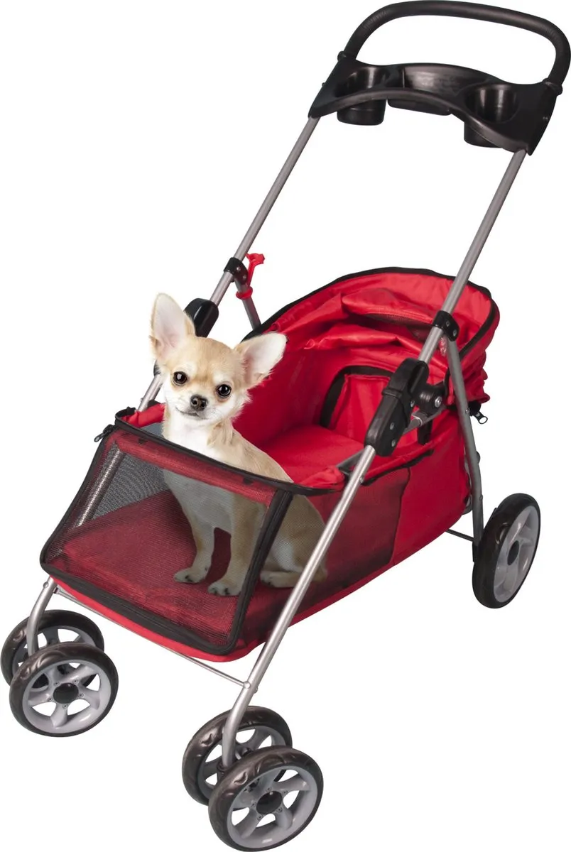 Flamingo Dieren Buggy Rood 94x46x91,5cm