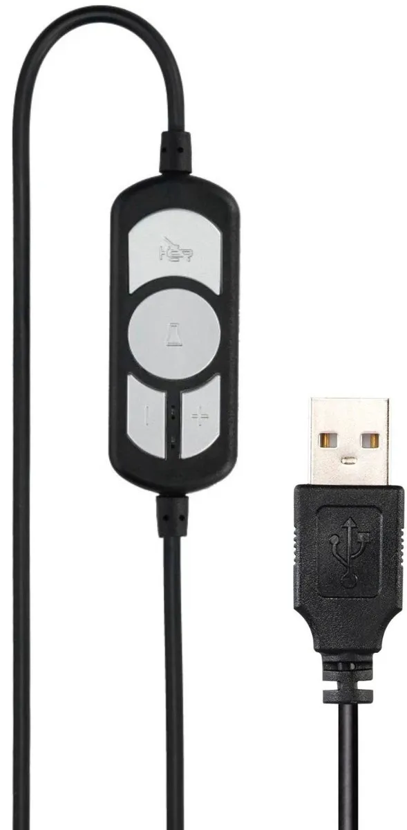 Hama HS-USB300 USB Headset - Zwart