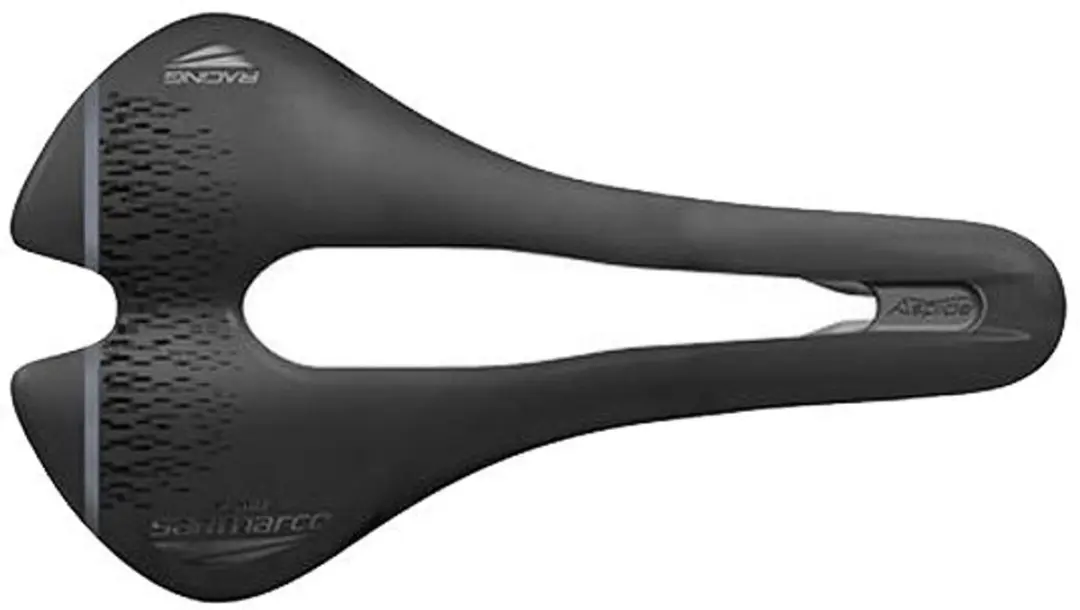 Selle San Marco Aspide Short Open-fit Racing Wide Zadel Zwart 142 mm - afbeelding 2 van 4