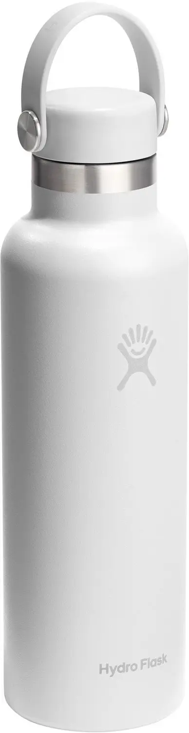 Hydro Flask Standard Mouth Drinkfles - 621 ml - Wit - afbeelding 2 van 3