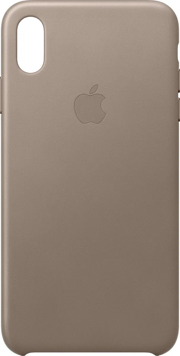 Apple iPhone Xs Max Leren Hoesje Taupe MRWR2ZM/A - afbeelding 6 van 6