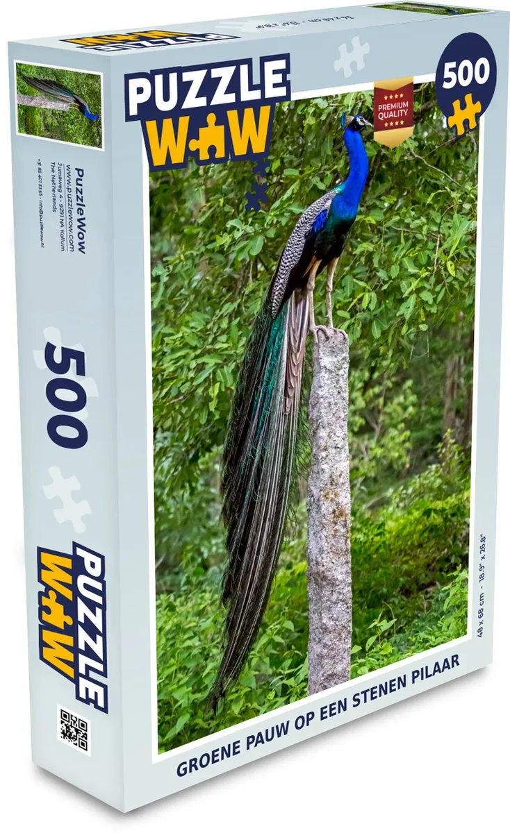 PuzzleWow Bos Tak Legpuzzel 500 Stuks
