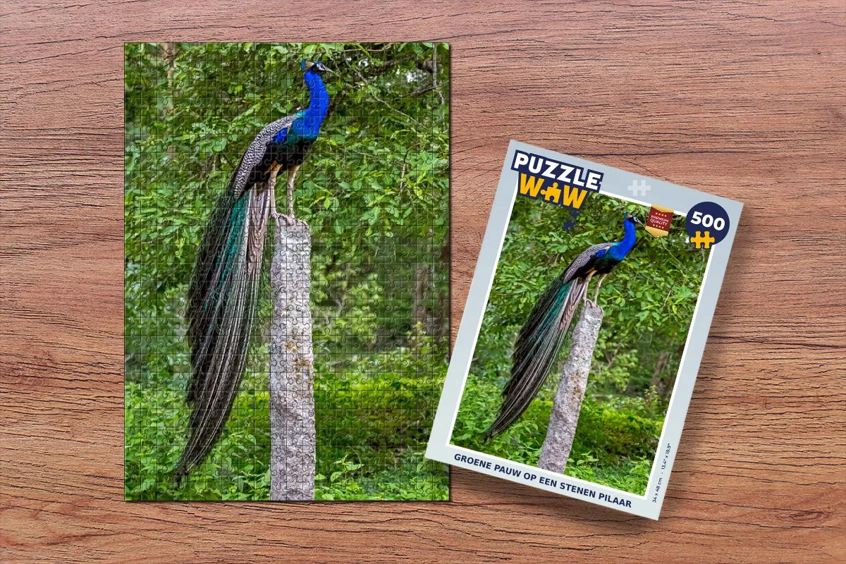 PuzzleWow Bos Tak Legpuzzel 500 Stuks - Multicolor