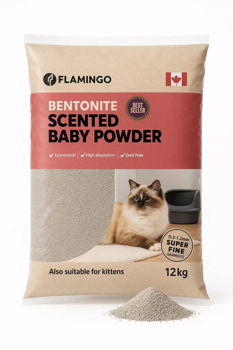 Flamingo Bentoniet Kattenbakvulling 12kg
