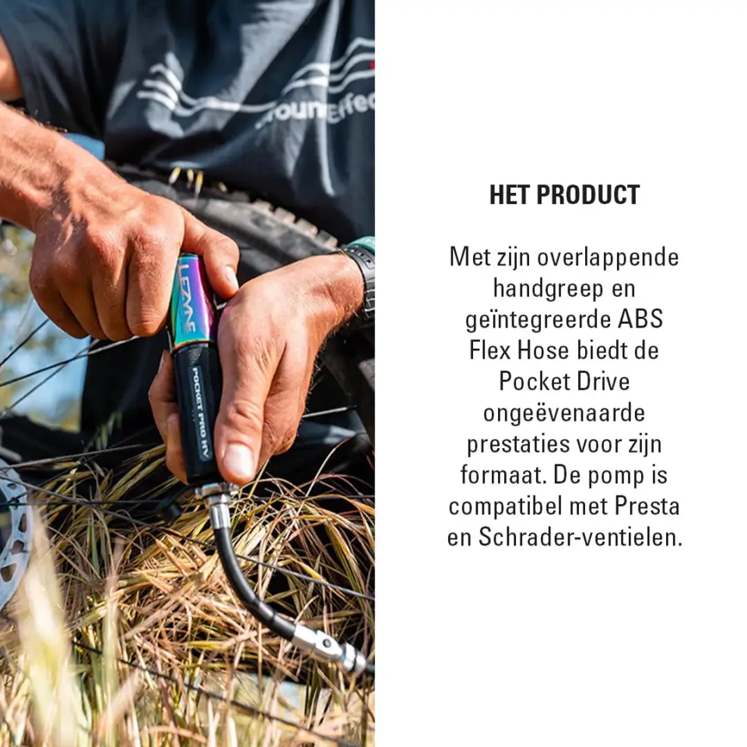 Lezyne Pocket Drive Pro HV Handpomp - afbeelding 4 van 6