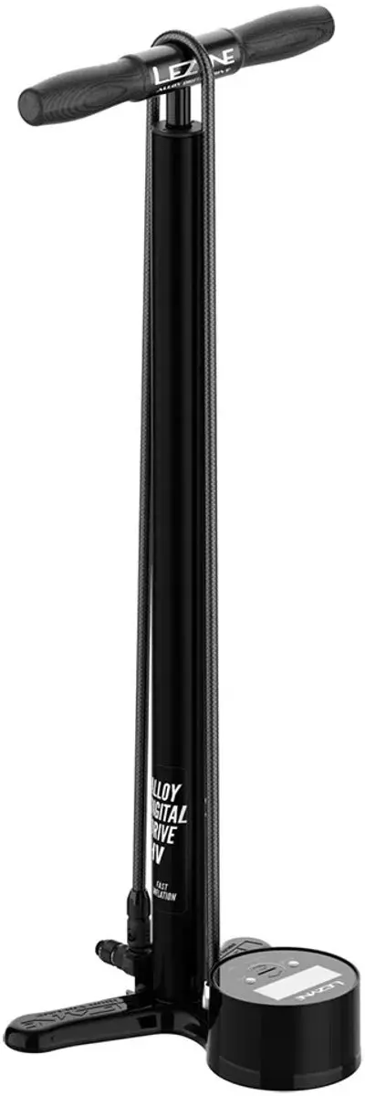 Lezyne Alloy HV Digital Floor Drive Vloerpomp - Zwart - afbeelding 3 van 3
