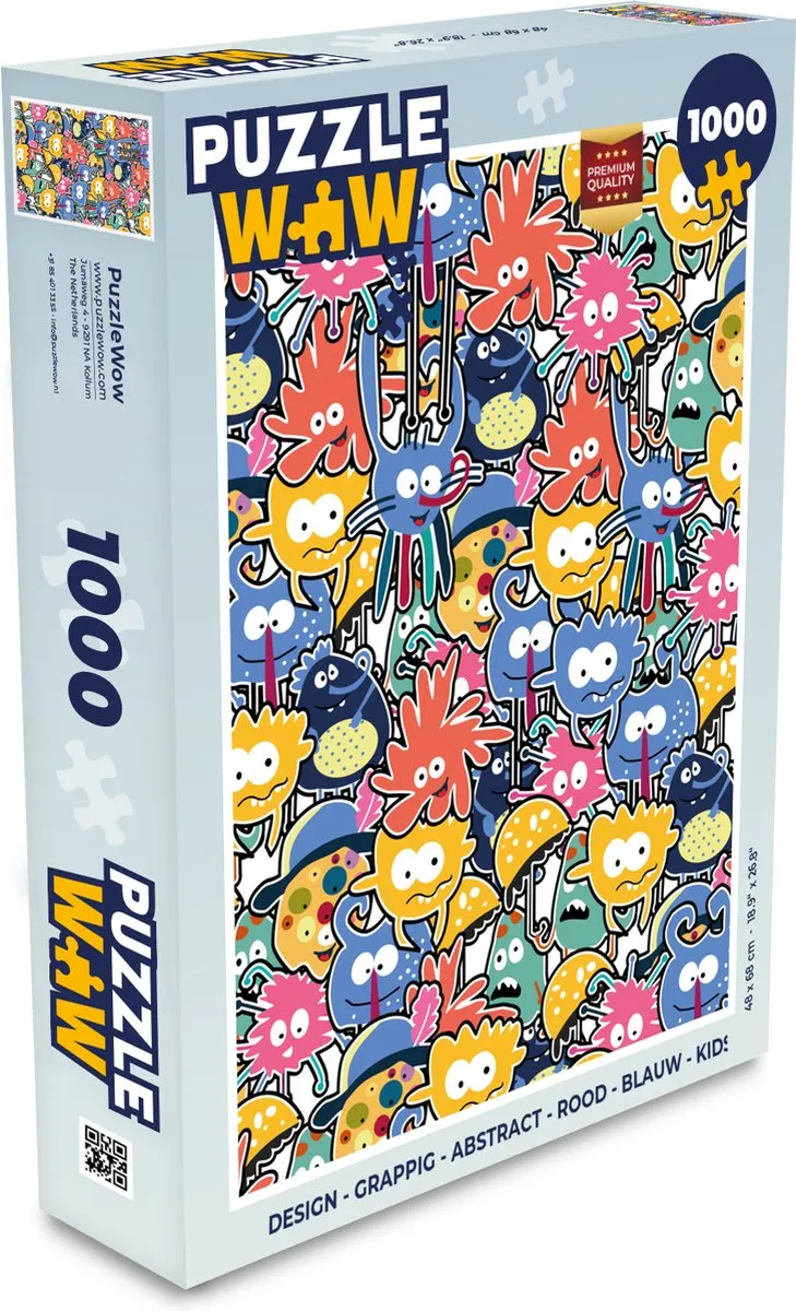 PuzzleWow Legpuzzel 1000 Stuks