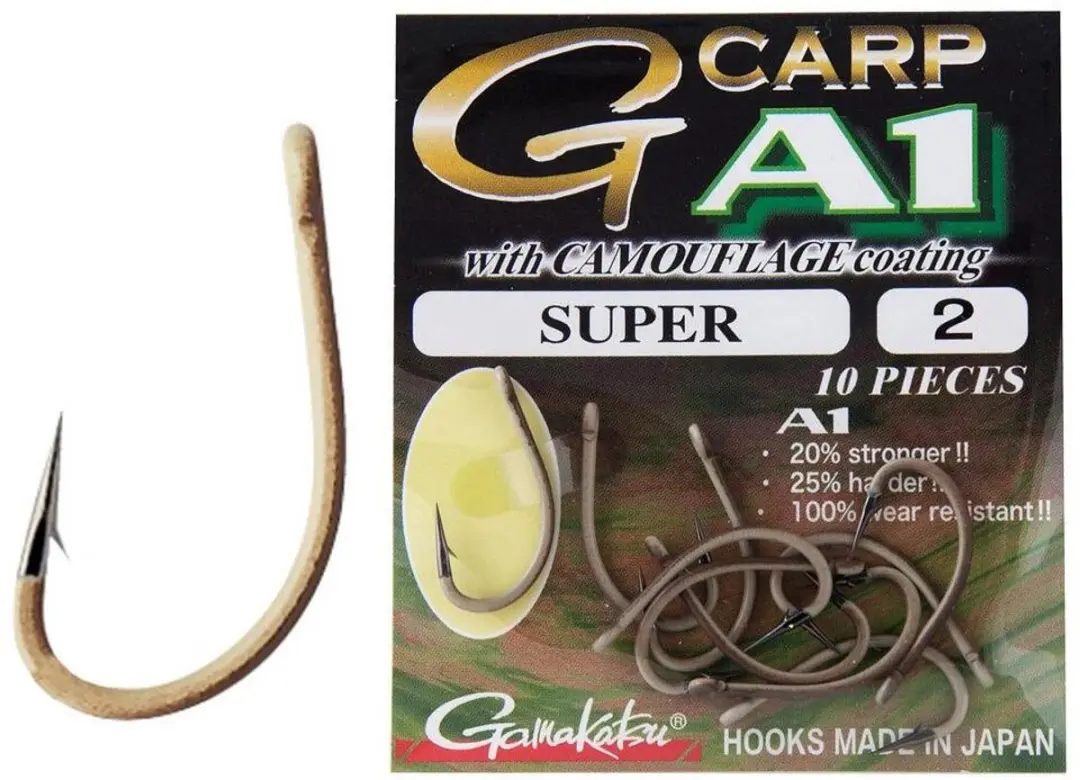 Gamakatsu Super CC Haken 6 Zwart