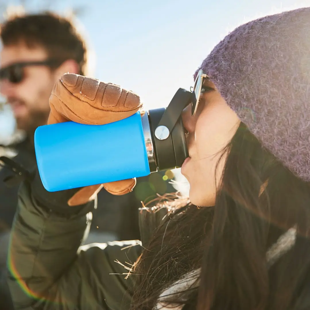 Hydro Flask Wide Mouth 16 oz Koffiebeker - Wit - afbeelding 4 van 6