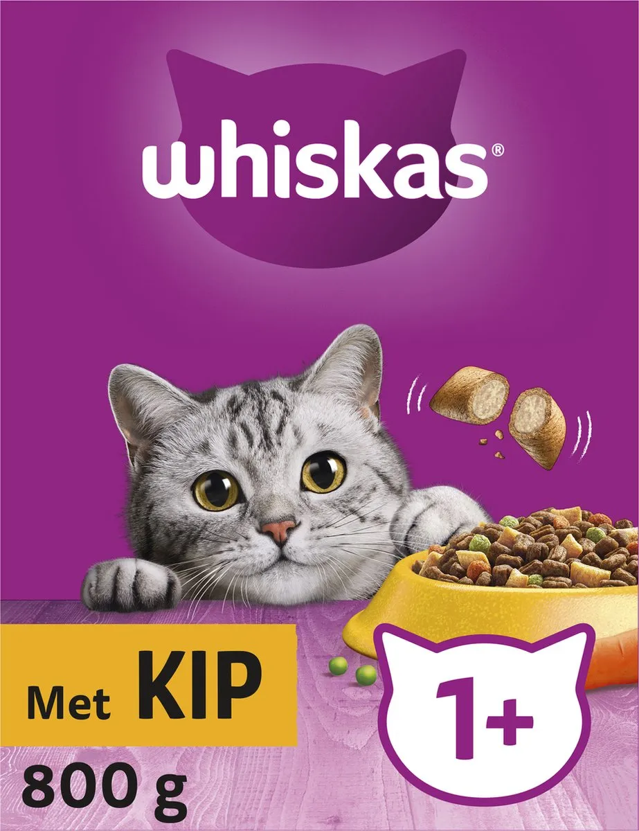 Whiskas Adult Kip Kattenbrokken - 5x800g
