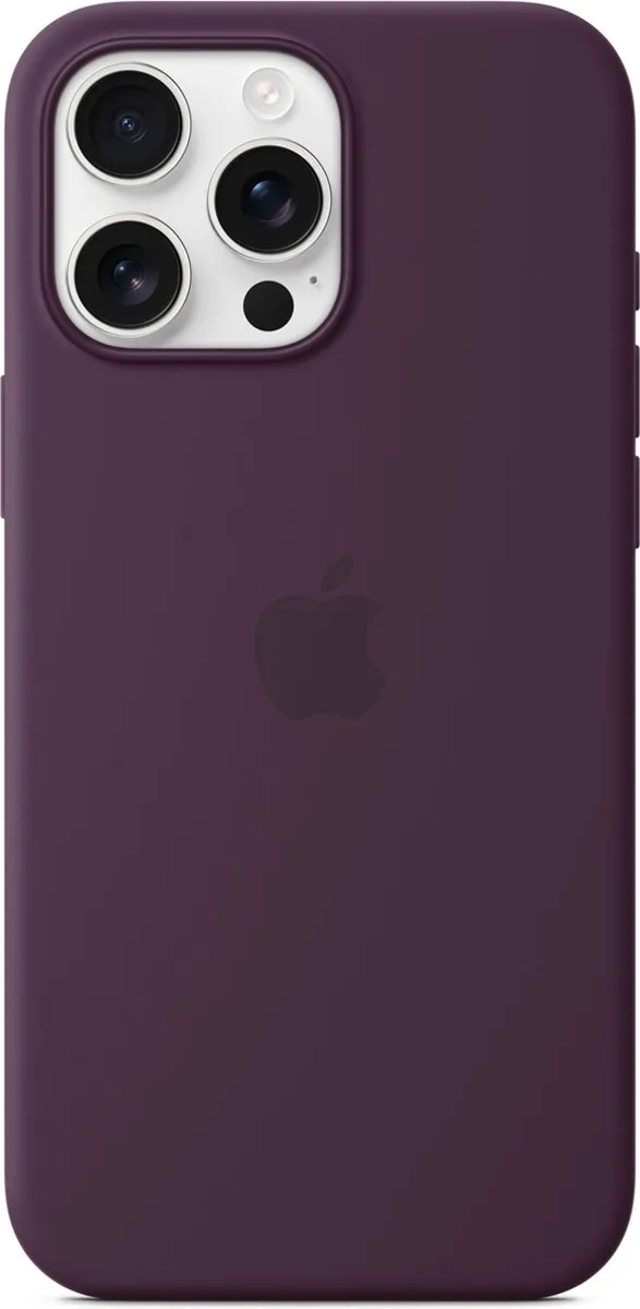 Apple iPhone 16 Pro Max Silicone Backcover MagSafe - Plum MYYW3ZM/A