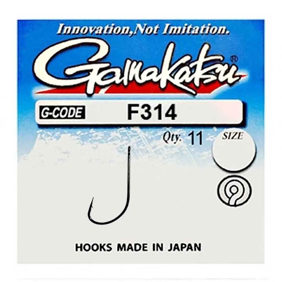 Gamakatsu F314 Haak Size 2 - 25 Stuks - afbeelding 3 van 6