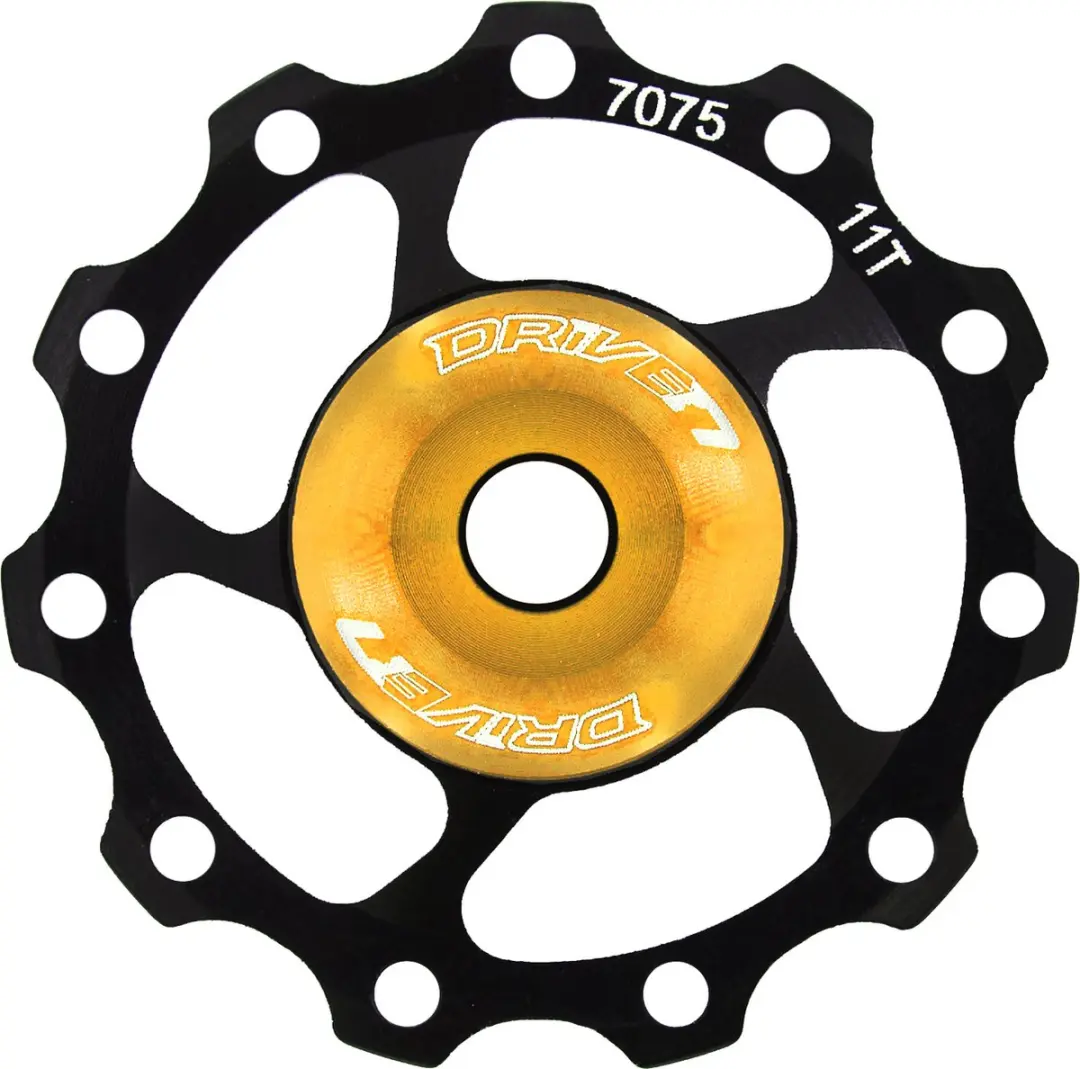 Sunrace Derailleurwieltje Sp860-hc11 Tanden Zwart/geel