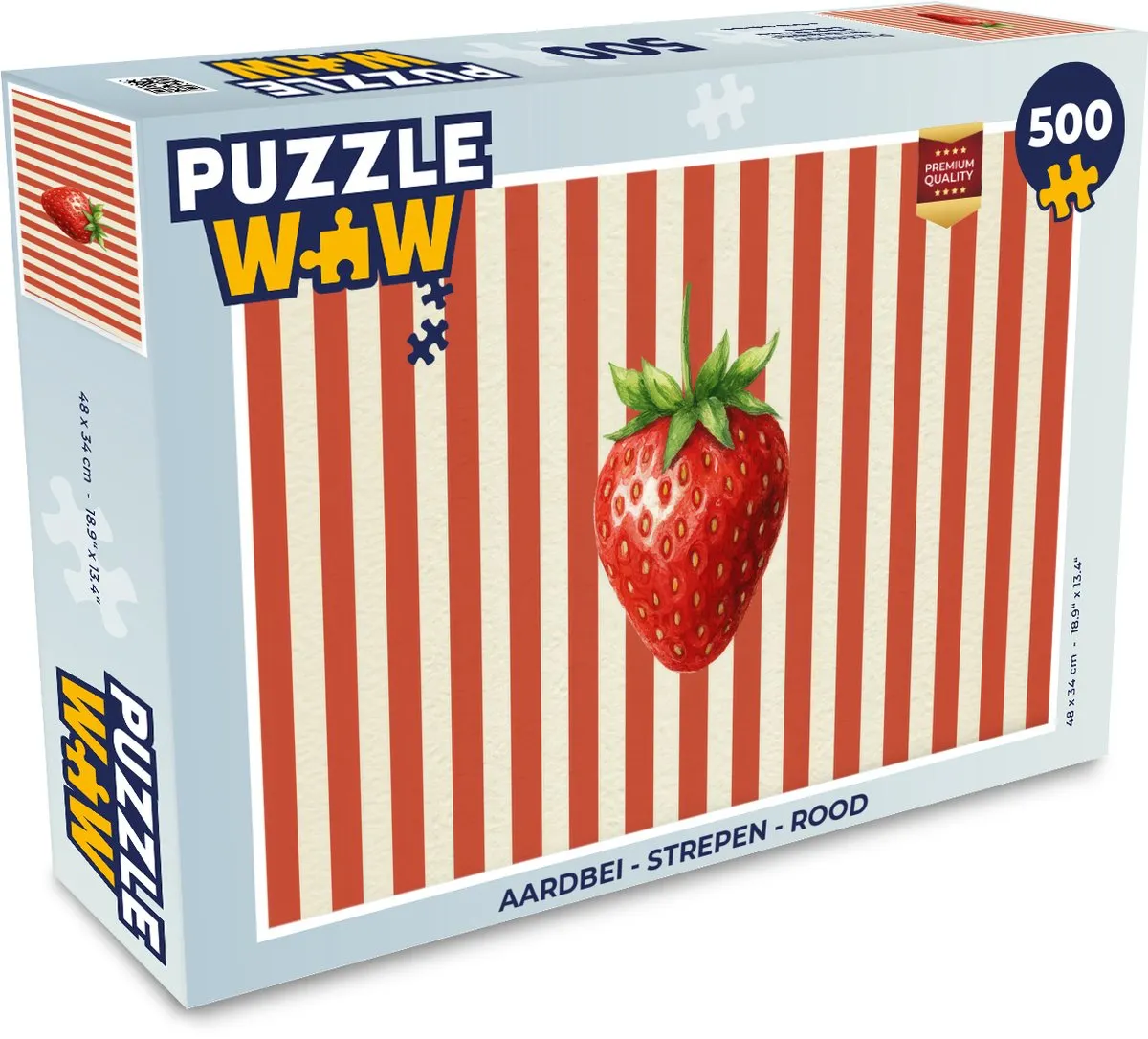 PuzzleWow Aardbei Legpuzzel 500 Stuks
