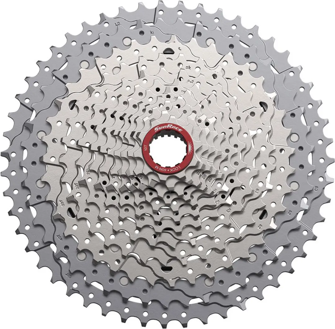 Sunrace Microspline CSMZ932 Fietscassette 12-speed 10-51t Zilver