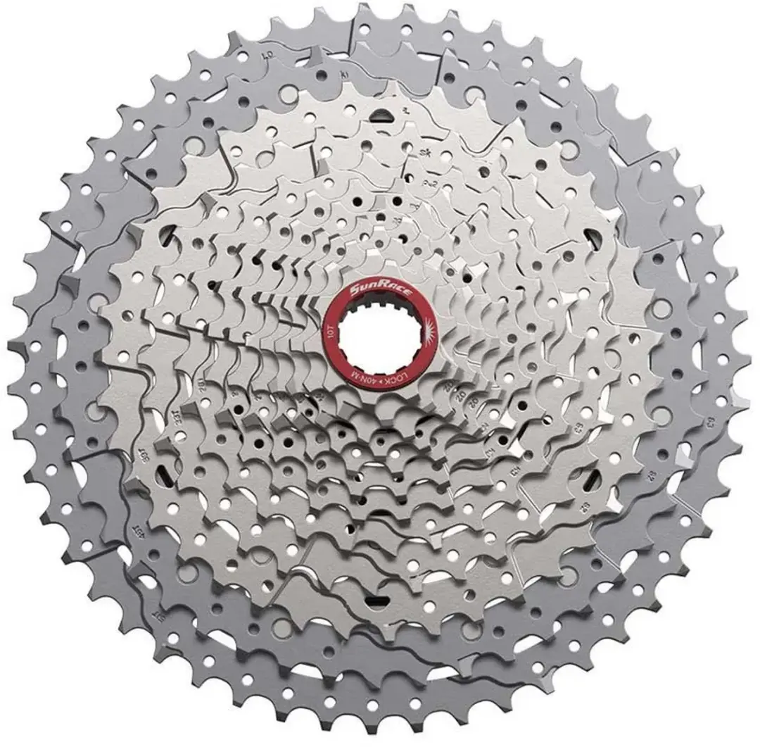Sunrace Microspline CSMZ932 Fietscassette 12-speed 10-51t Zilver - afbeelding 2 van 2
