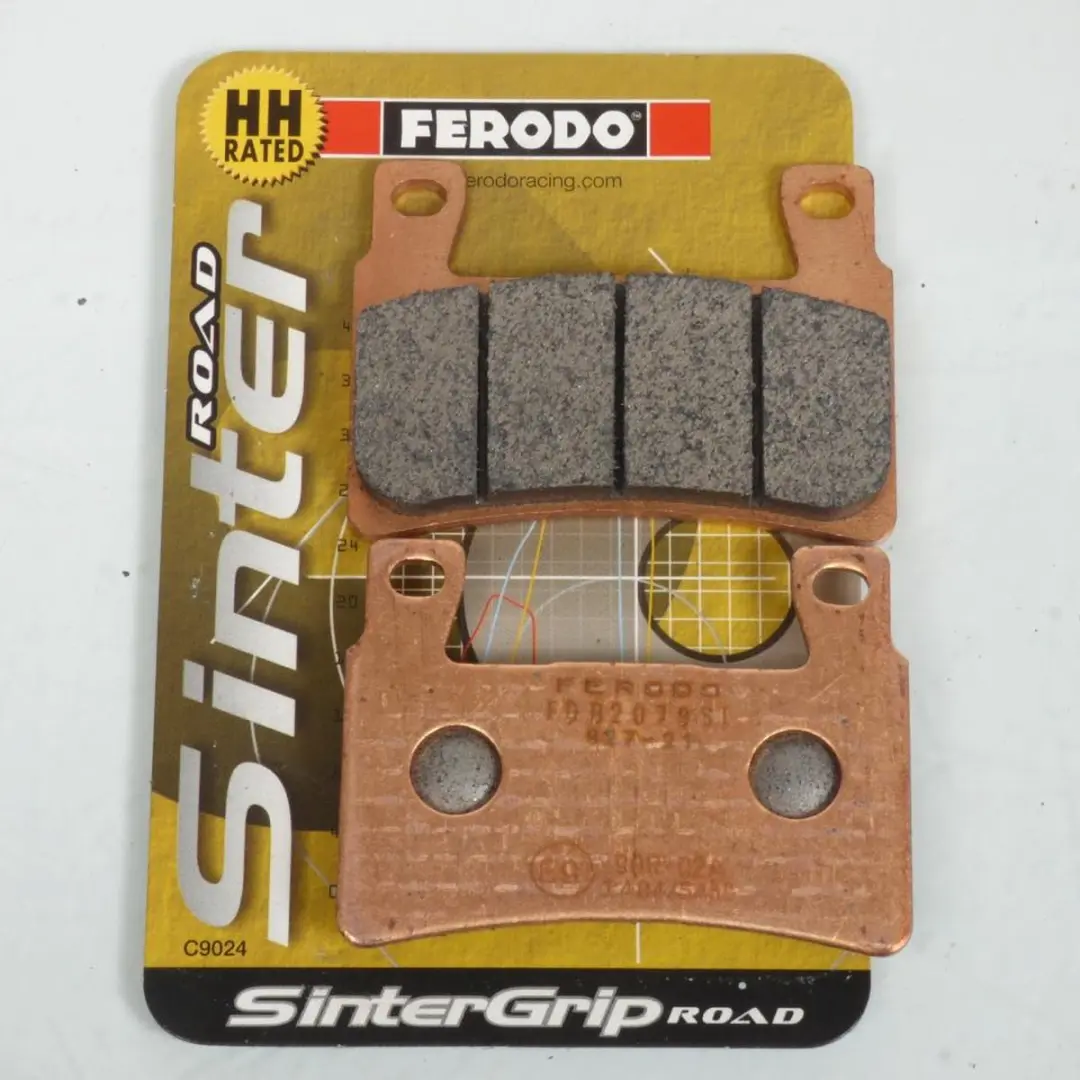 Plaquette de frein Ferodo pour Moto Honda 900 CBR 2002 à 2003 SC50B / AV / FDB2