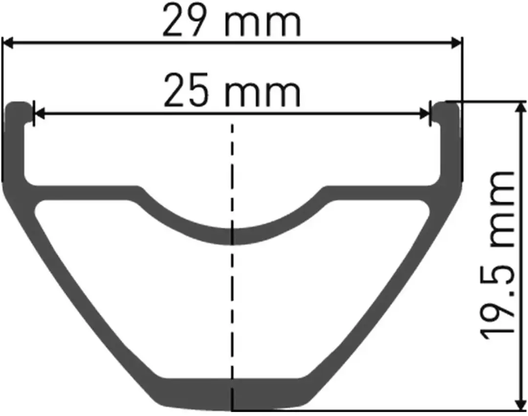 DT Swiss X 1900 Spline 29" Achterwiel 25mm - Zwart 12x148mm - afbeelding 2 van 2