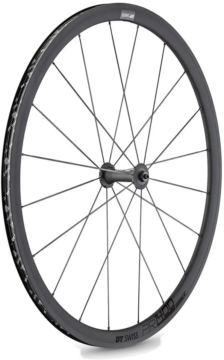 Dt Swiss Pr 1400 Dicut 32 Tubeless Racefiets Voorwiel Zwart 5 x 100 mm
