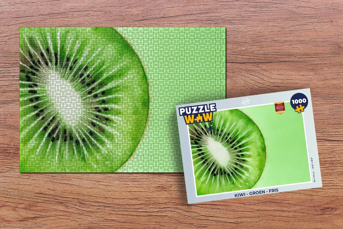 PuzzleWow Kiwi Legpuzzel 1000 Stuks - Multicolor