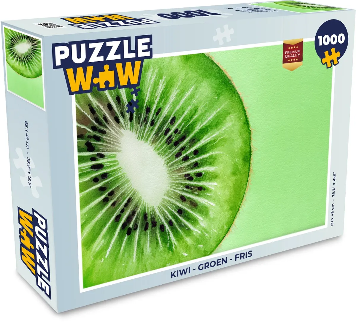 PuzzleWow Kiwi Legpuzzel 1000 Stuks