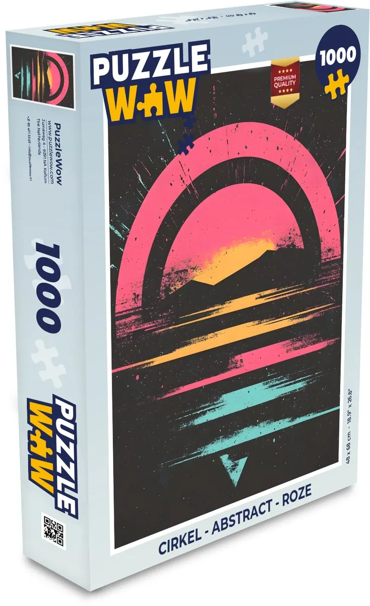 PuzzleWow Abstract Legpuzzel 1000 Stuks