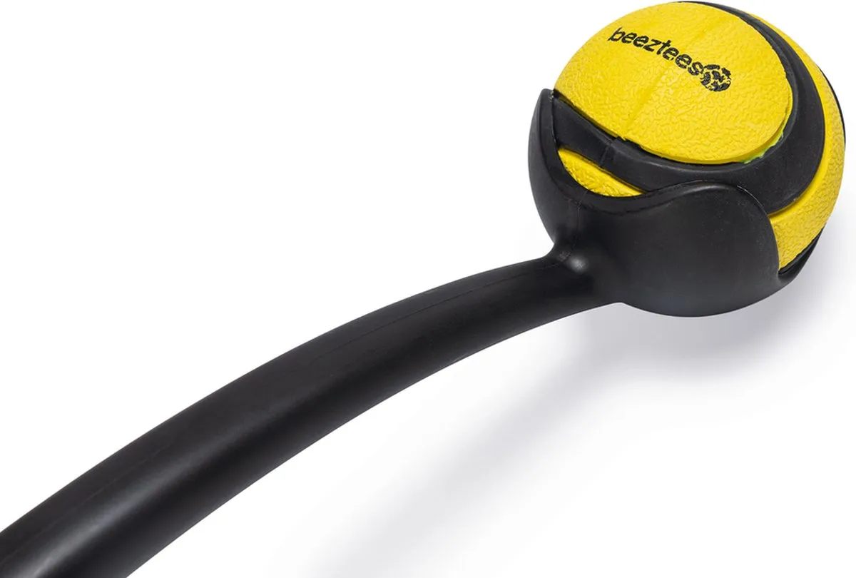 Beeztees Fetch Ballenwerper Magnifiek - 50cm - Zwart