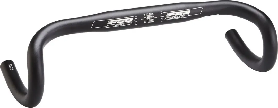 FSA Vero Compact Stuur Racefiets 31,8mm, zwart