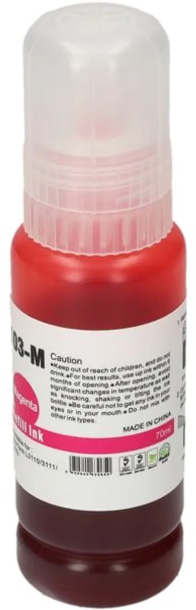 PrintAbout Inktcartridge C13T00S34A Magenta - 70ml - Epson