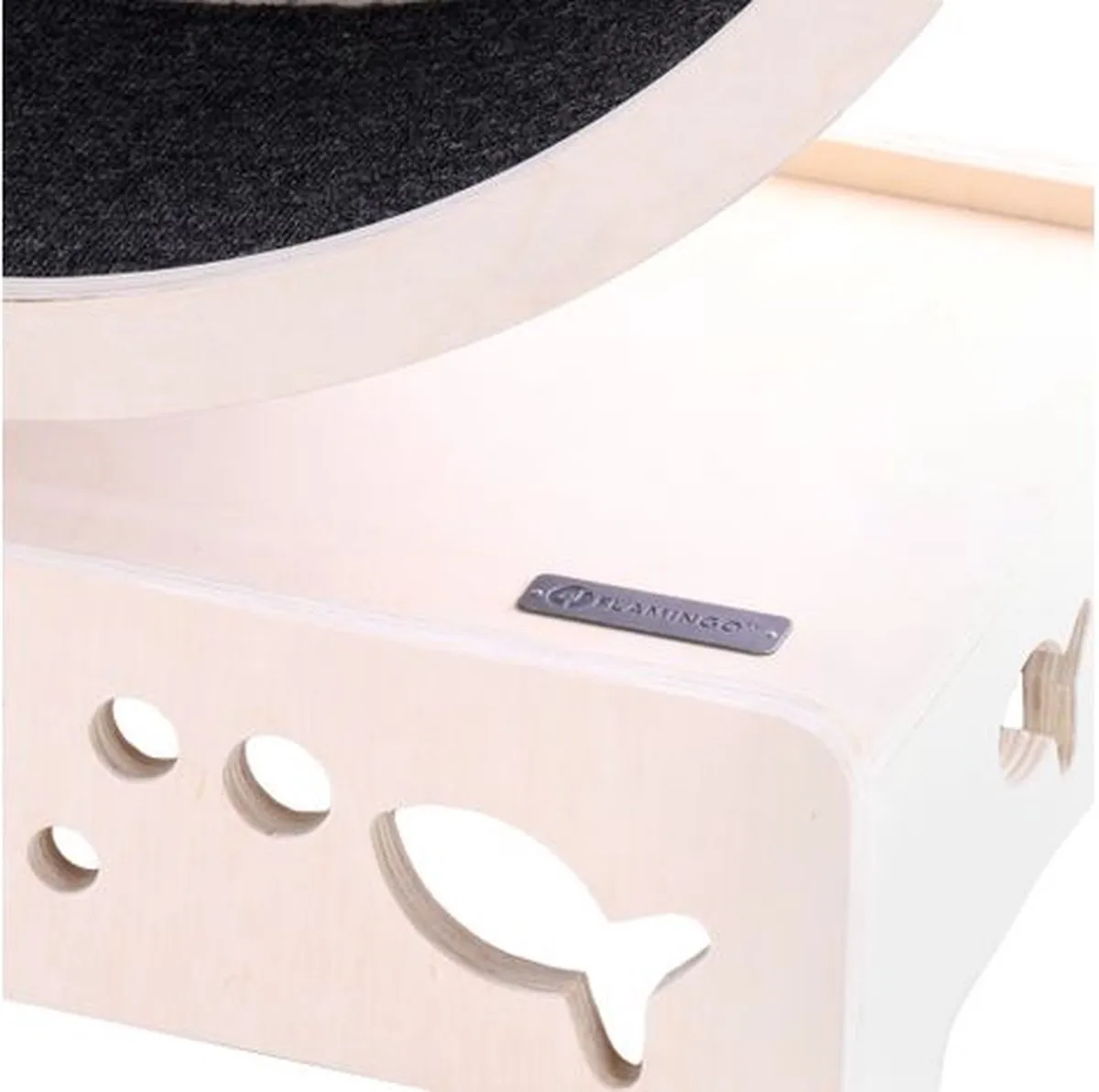Flamingo Eksi Kattenloopwiel - 75x33x93cm - Bruin