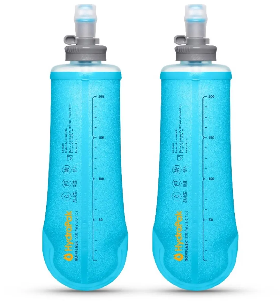 Hydrapak Soft Flask 250ml Duo - Malibu Blauw - afbeelding 6 van 6