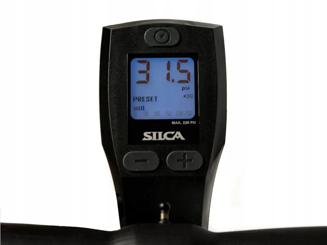 Silca Fietspomp met Digitale Manometer - Zwart - afbeelding 2 van 4