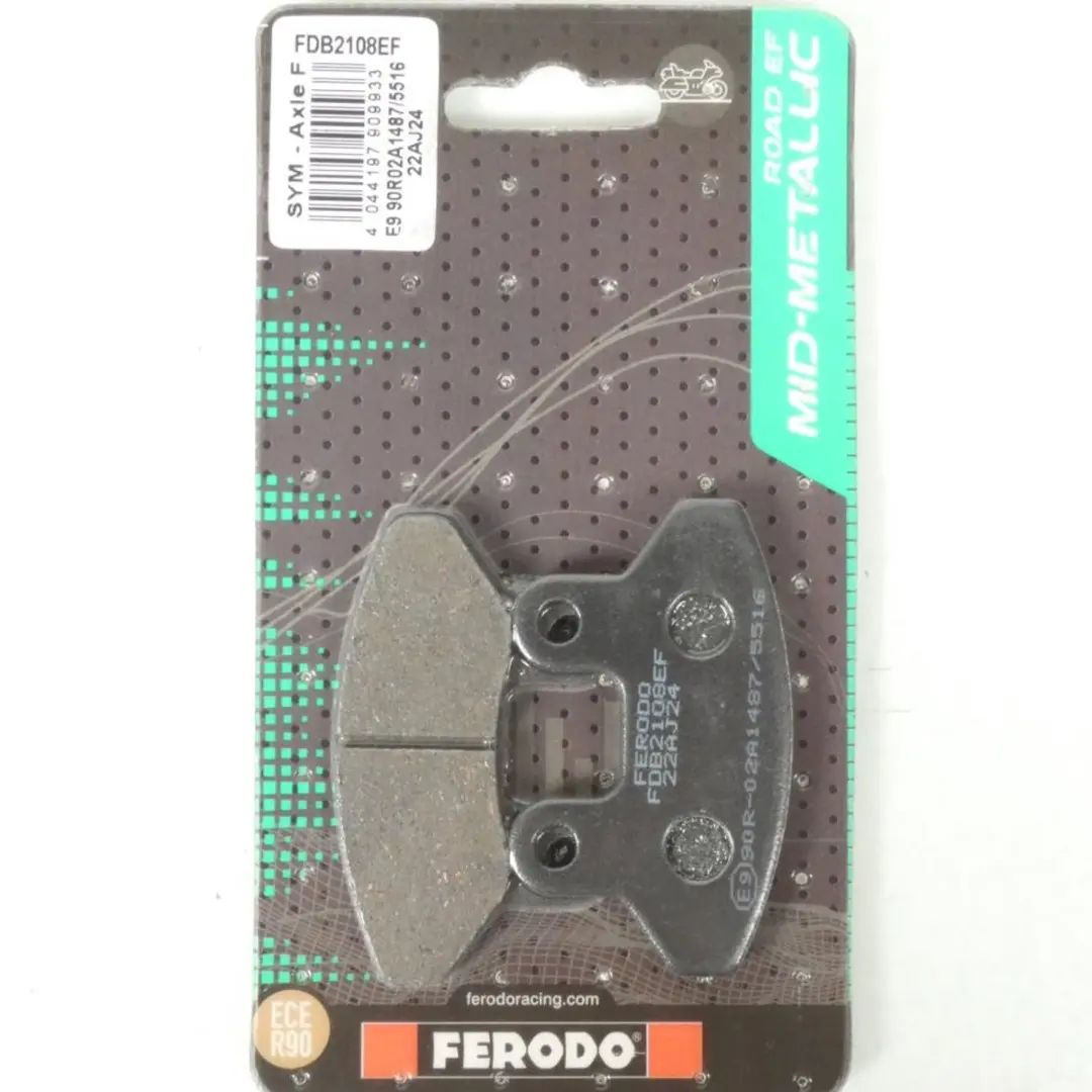 Plaquette de frein Ferodo pour Scooter Sym 150 Joyride 2001 à 2002 LA15W1-6 / A