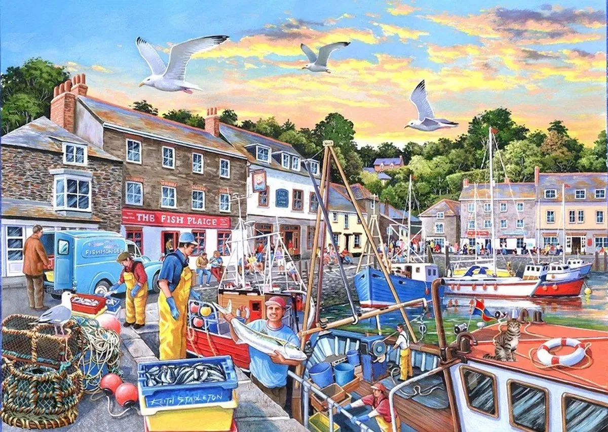 House Of Puzzles Catch of the Day Puzzel 1000 Stuks