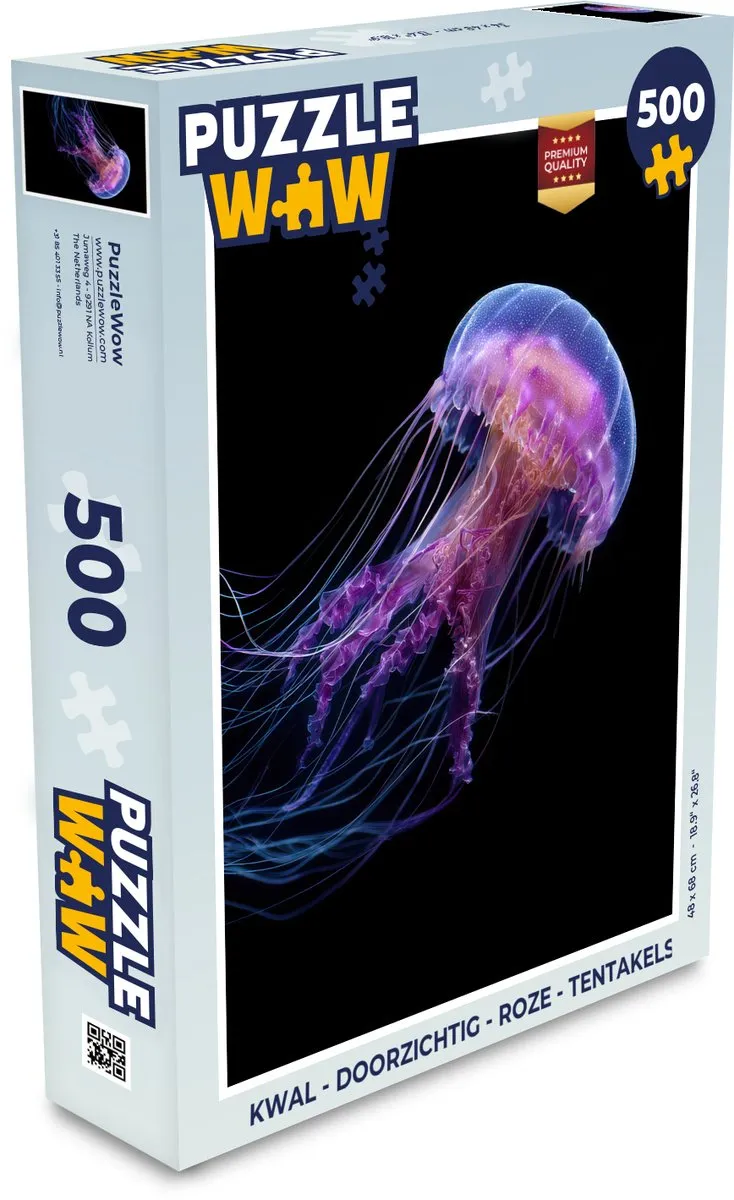PuzzleWow Kwal Doorzichtig Legpuzzel 500 Stuks