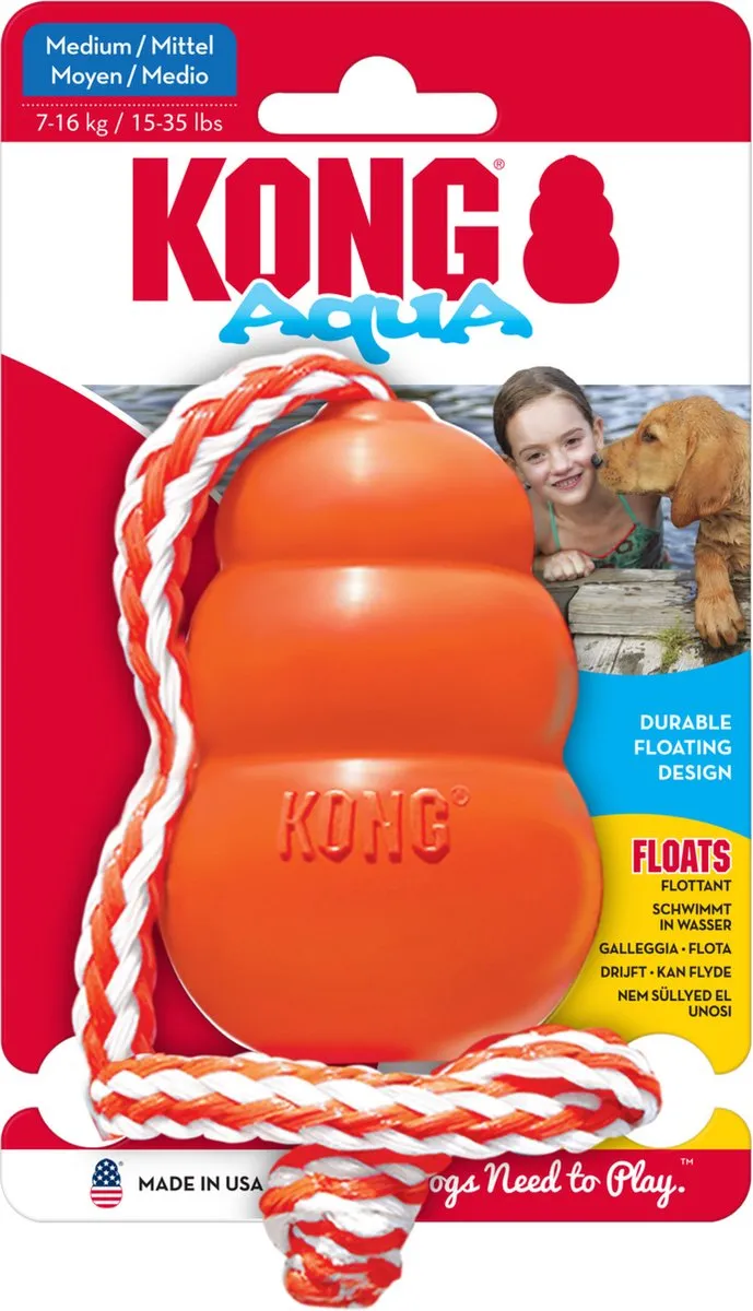 KONG Cool Drijvend Apporteren M - Blauw