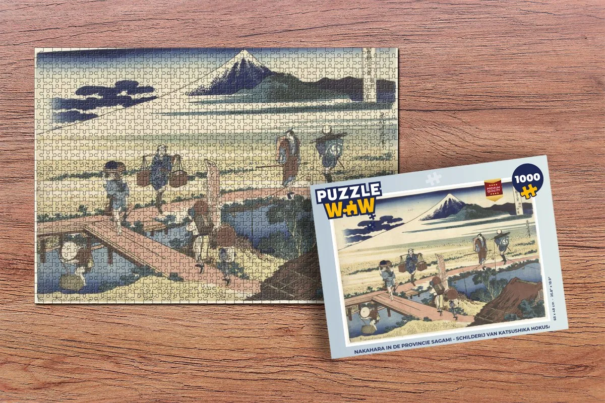 PuzzleWow Nakahara in Sagami Legpuzzel 1000 Stuks - Multicolor