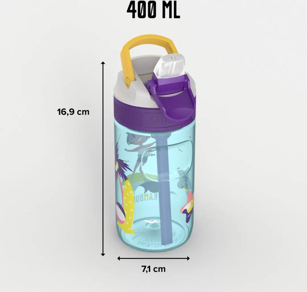 Kambukka Lagoon Drinkfles 400ml - Surf Girl - afbeelding 2 van 6