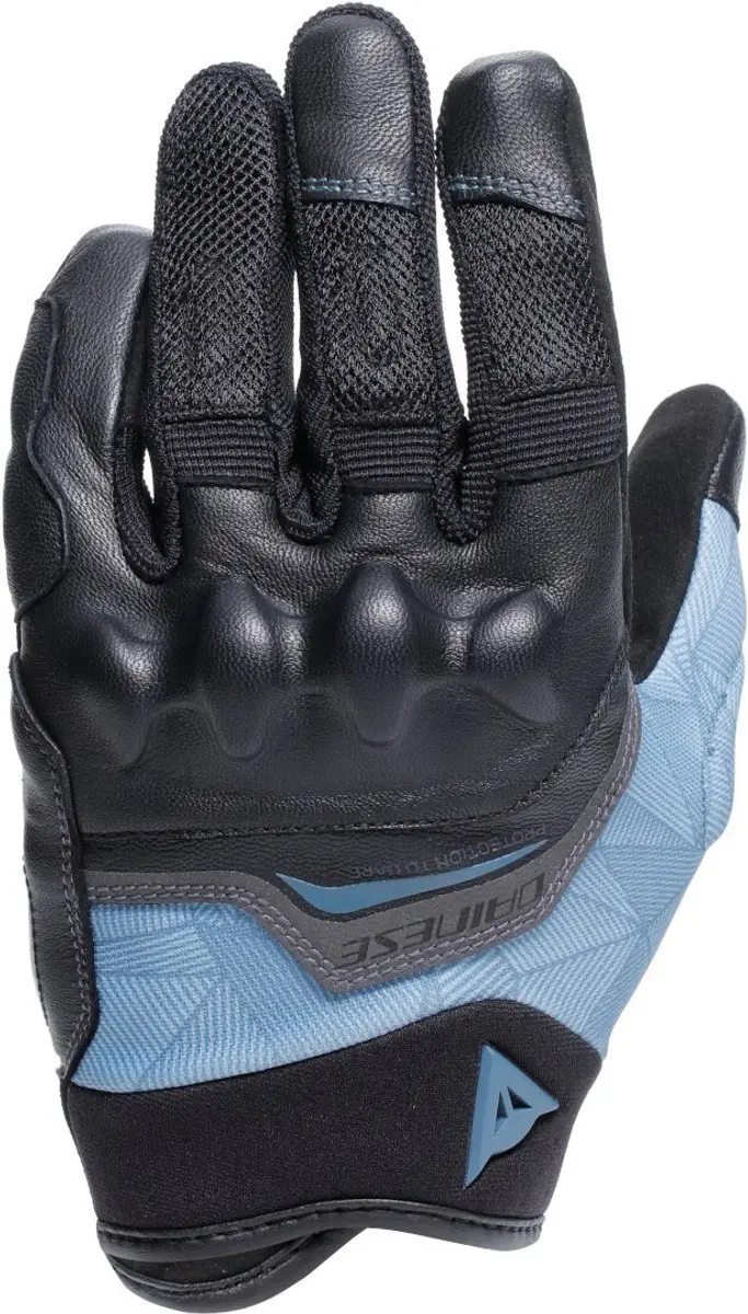 Dainese Ermex Dames Zwart Blauw Mirage Handschoenen