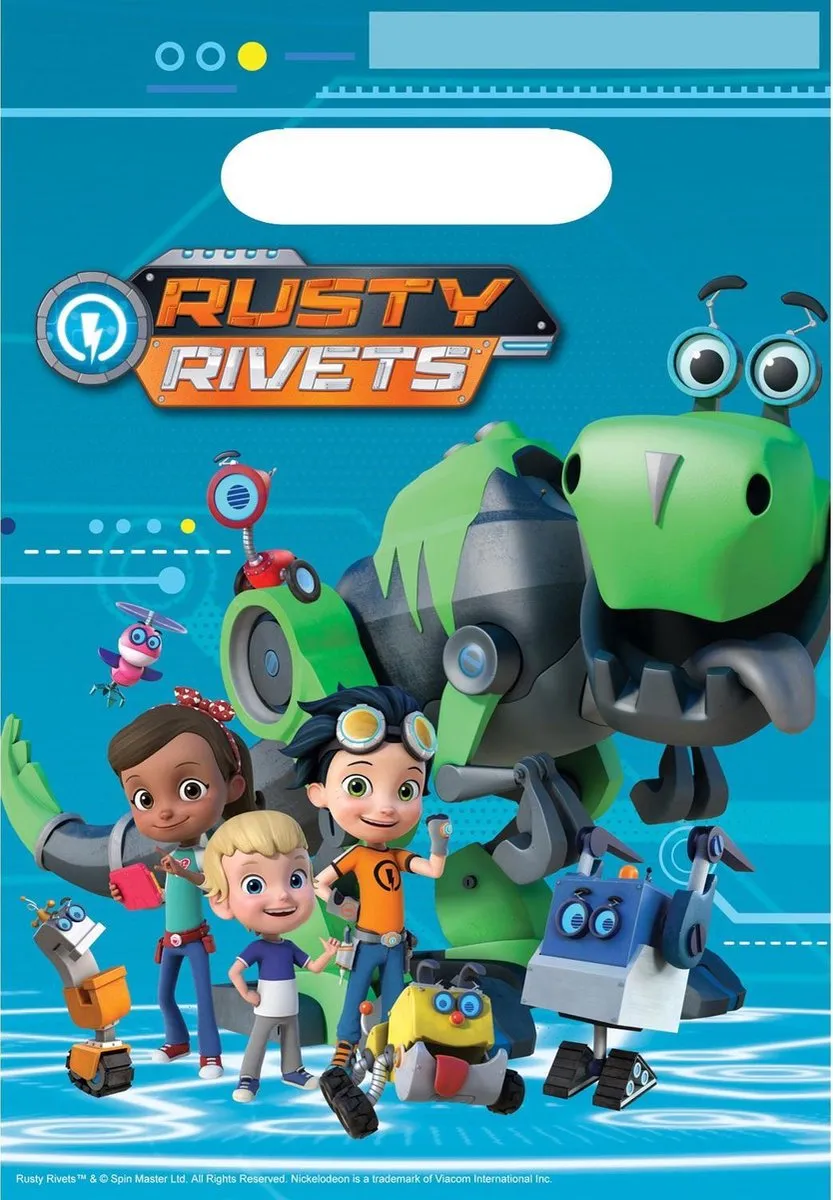 Nickelodeon Rusty Rivets Uitdeelzakjes 23cm