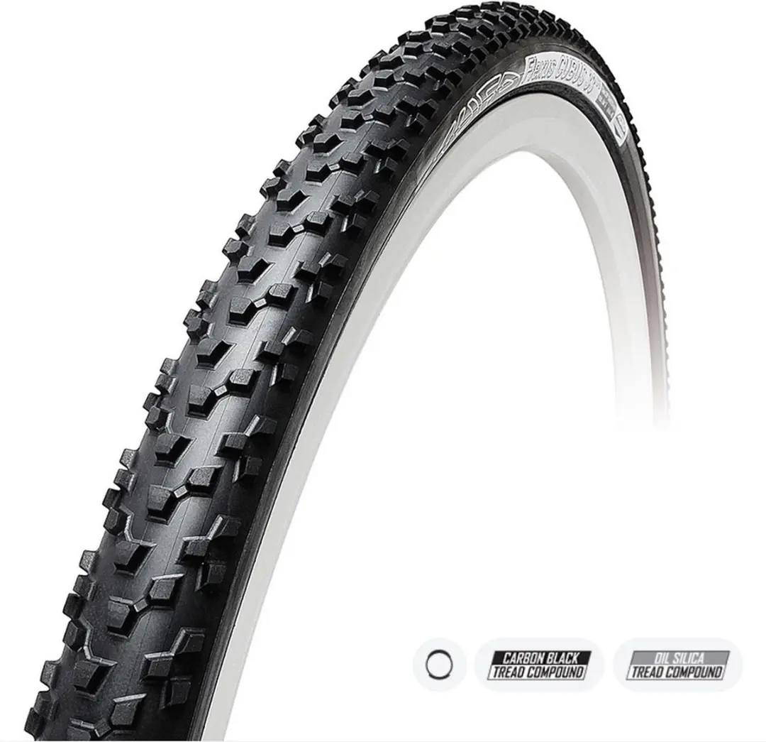 Tufo Flexus Cubus 33 Sg Tubular 700c X 33 Stijve Gravelband Zwart 700C x 33