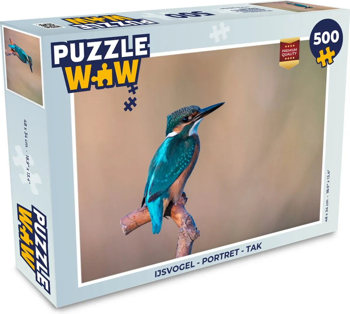 PuzzleWow IJsvogel Legpuzzel 500 Stuks